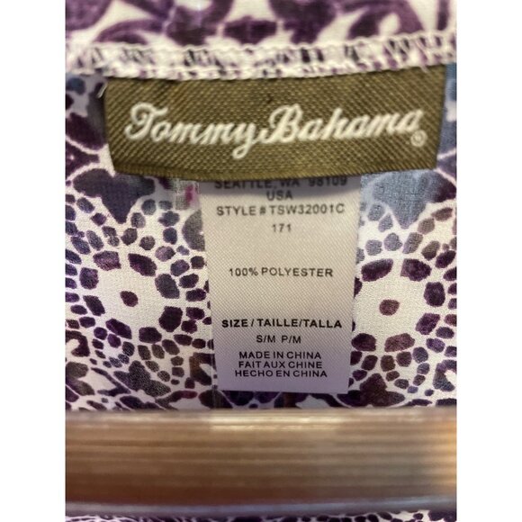 Tommy Bahama Pink Multicolor Bohemian Butterfly Sleeve Pullover Swimsuit Coverup - Picture 5 of 10